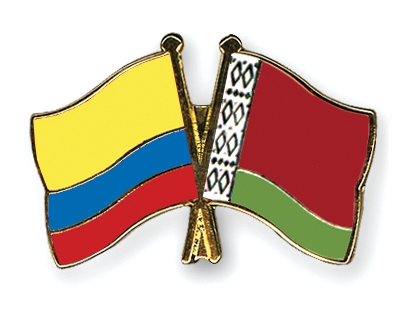 Fahnen Pins Kolumbien Belarus
