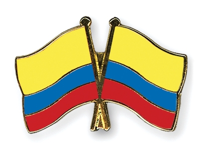 Fahnen Pins Kolumbien Kolumbien