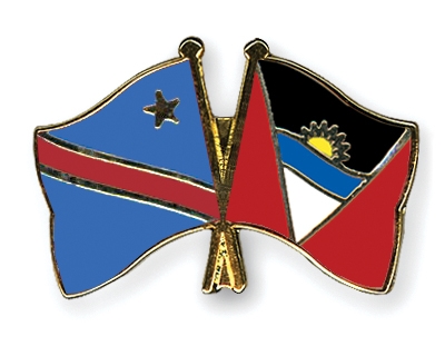 Fahnen Pins Kongo-Demokratische-Republik Antigua-und-Barbuda