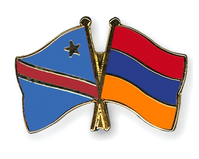 Fahnen Pins Kongo-Demokratische-Republik Armenien
