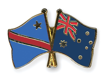 Fahnen Pins Kongo-Demokratische-Republik Australien