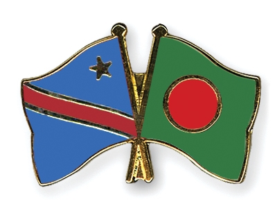 Fahnen Pins Kongo-Demokratische-Republik Bangladesch