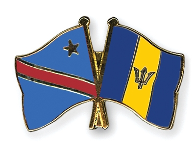 Fahnen Pins Kongo-Demokratische-Republik Barbados