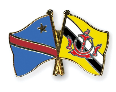 Fahnen Pins Kongo-Demokratische-Republik Brunei-Darussalam