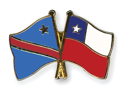 Fahnen Pins Kongo-Demokratische-Republik Chile