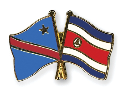 Fahnen Pins Kongo-Demokratische-Republik Costa-Rica
