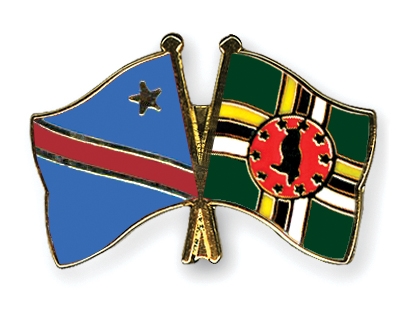 Fahnen Pins Kongo-Demokratische-Republik Dominica