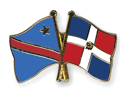 Fahnen Pins Kongo-Demokratische-Republik Dominikanische-Republik
