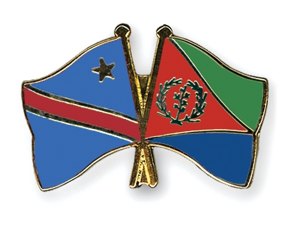 Fahnen Pins Kongo-Demokratische-Republik Eritrea