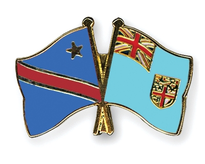 Fahnen Pins Kongo-Demokratische-Republik Fidschi