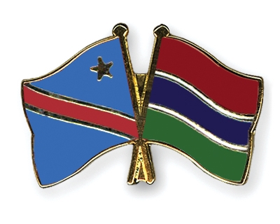 Fahnen Pins Kongo-Demokratische-Republik Gambia