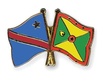 Fahnen Pins Kongo-Demokratische-Republik Grenada