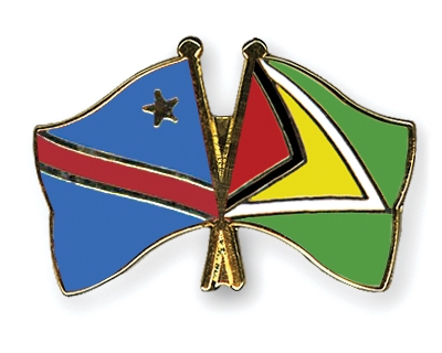 Fahnen Pins Kongo-Demokratische-Republik Guyana