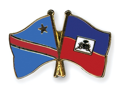 Fahnen Pins Kongo-Demokratische-Republik Haiti