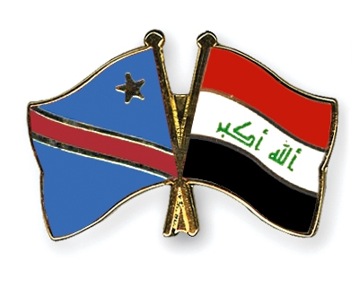 Fahnen Pins Kongo-Demokratische-Republik Irak
