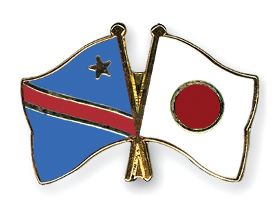Fahnen Pins Kongo-Demokratische-Republik Japan