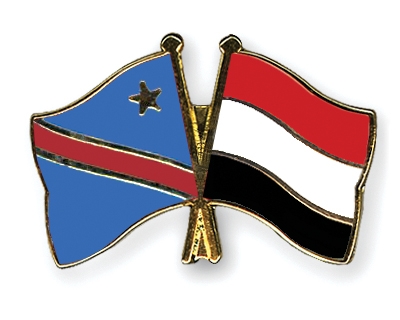Fahnen Pins Kongo-Demokratische-Republik Jemen