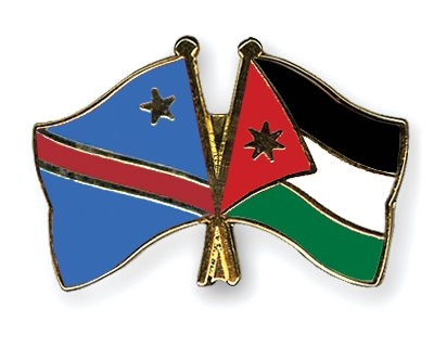 Fahnen Pins Kongo-Demokratische-Republik Jordanien