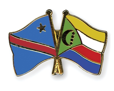 Fahnen Pins Kongo-Demokratische-Republik Komoren