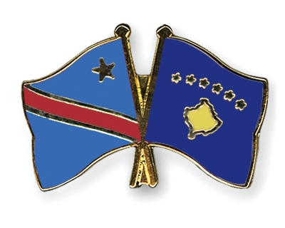 Fahnen Pins Kongo-Demokratische-Republik Kosovo