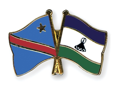 Fahnen Pins Kongo-Demokratische-Republik Lesotho