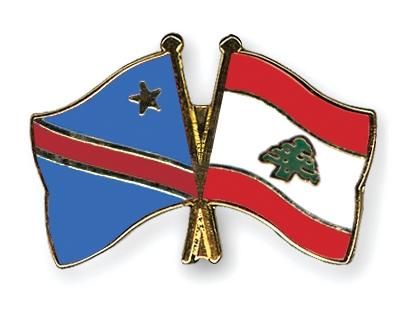 Fahnen Pins Kongo-Demokratische-Republik Libanon