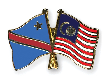 Fahnen Pins Kongo-Demokratische-Republik Malaysia