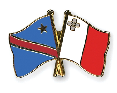 Fahnen Pins Kongo-Demokratische-Republik Malta