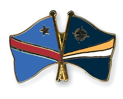 Fahnen Pins Kongo-Demokratische-Republik Marshallinseln