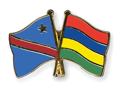 Fahnen Pins Kongo-Demokratische-Republik Mauritius