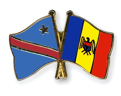 Fahnen Pins Kongo-Demokratische-Republik Moldau