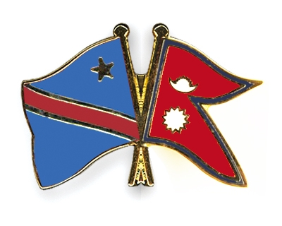Fahnen Pins Kongo-Demokratische-Republik Nepal
