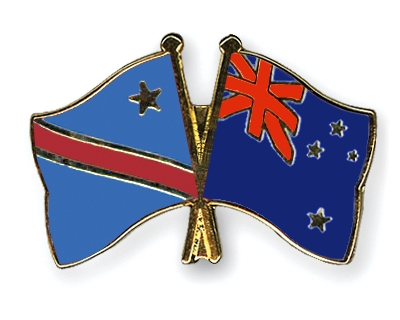 Fahnen Pins Kongo-Demokratische-Republik Neuseeland