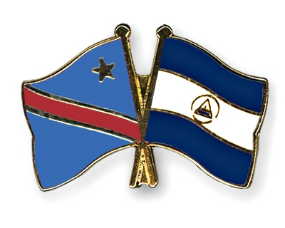 Fahnen Pins Kongo-Demokratische-Republik Nicaragua