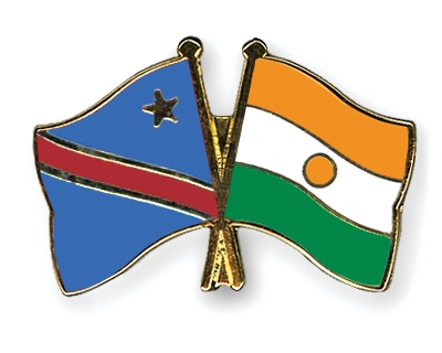 Fahnen Pins Kongo-Demokratische-Republik Niger