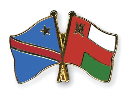 Fahnen Pins Kongo-Demokratische-Republik Oman