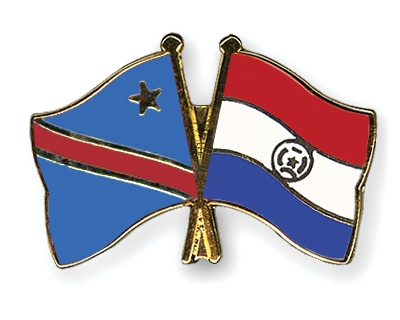 Fahnen Pins Kongo-Demokratische-Republik Paraguay