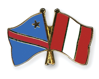 Fahnen Pins Kongo-Demokratische-Republik Peru