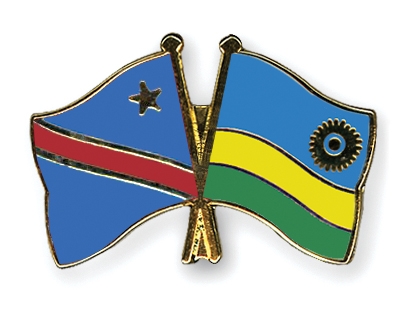 Fahnen Pins Kongo-Demokratische-Republik Ruanda