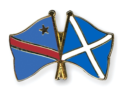 Fahnen Pins Kongo-Demokratische-Republik Schottland