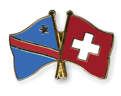 Fahnen Pins Kongo-Demokratische-Republik Schweiz