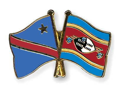 Fahnen Pins Kongo-Demokratische-Republik Swasiland