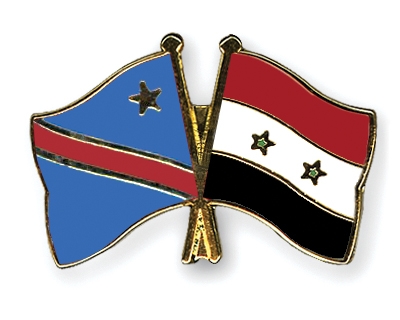 Fahnen Pins Kongo-Demokratische-Republik Syrien