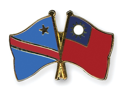Fahnen Pins Kongo-Demokratische-Republik Taiwan