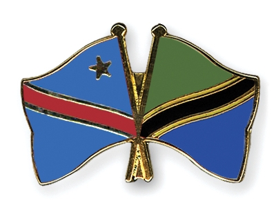 Fahnen Pins Kongo-Demokratische-Republik Tansania