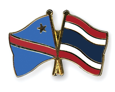 Fahnen Pins Kongo-Demokratische-Republik Thailand