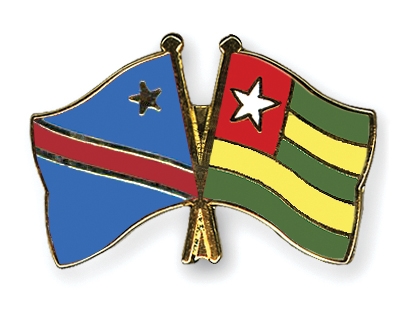 Fahnen Pins Kongo-Demokratische-Republik Togo