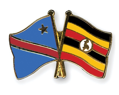 Fahnen Pins Kongo-Demokratische-Republik Uganda