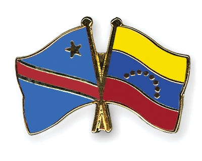 Fahnen Pins Kongo-Demokratische-Republik Venezuela