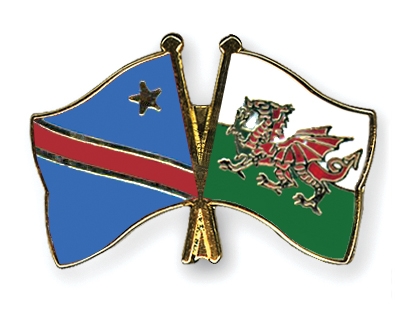 Fahnen Pins Kongo-Demokratische-Republik Wales